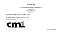 Tablet Screenshot of cmi.co.uk