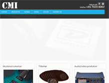 Tablet Screenshot of cmi.dk