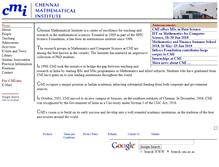 Tablet Screenshot of cmi.ac.in